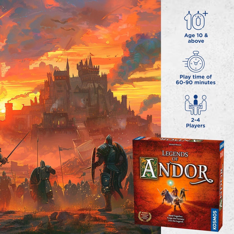 Thames & Kosmos Legends of Andor Board Game | Cooperative Strategy Adventure Game By KOSMOS | Spiel Des Jahres Kennerspiel Winner - Image 2